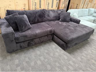Brown deep comfy sectional (marked down!)