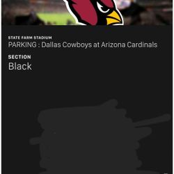  parking pass For AZ Crads Game this Sunday
