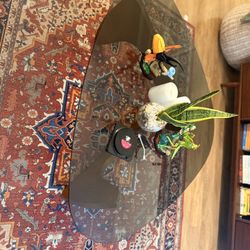 Modern Round Glass Coffee Table 