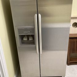 Kenmore Elite Side-By-Side Stainless Steel Refrigerator Freezer