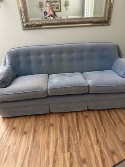 Fedde Blue Powder Couch