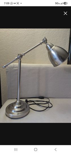 Steel table lamp