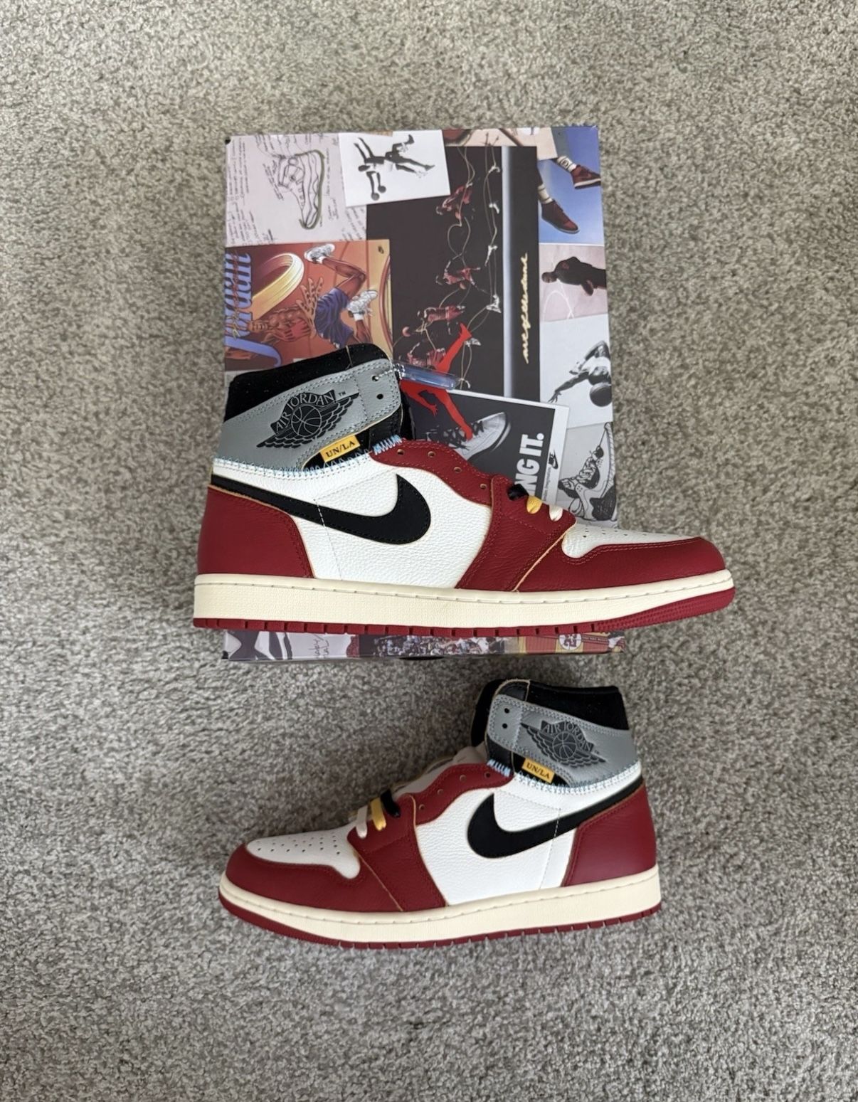 Air Jordan 1 Union Chicago Shadow Size 11.5 And 12 Brand New
