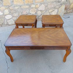 Cocktail Tables And Two End Tables