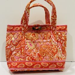 Vera Bradley Rectangular Sherbet Small Tote Bag