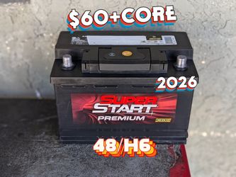 Car Battery Group Size 48/H6