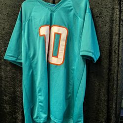 Tyreek Hill Signed Miami Teal Football Jersey Beckett