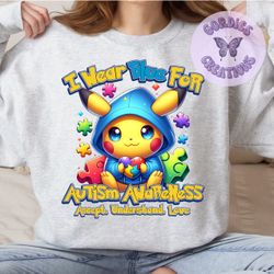 Pikachu Autism Awareness Crewneck