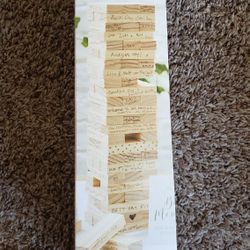 Block Wedding Guest Book