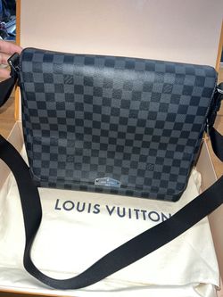 Authentic Louis Vuitton Damier Ebene Speedy Black Gray Leather LV Chest Bag  Backpack Shoulder Bag for Sale in Fresno, CA - OfferUp