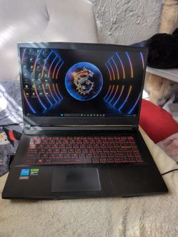 MSI thin Gf63 rtx 2050 gaming laptop with a 64 gig ram upgrade