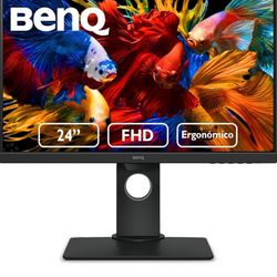 BenQ GW2480T Computer Monitor 24" FHD 1920x1080p | IPS | Eye-Care Tech | Low Blue Light | Anti-Glare | Adaptive Brightness | Height and Tilt Adjustabl