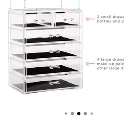 Acrylic Make Up Storage Drawer