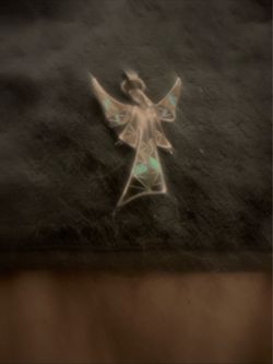 Vintage Sterling silver, Angel pendant