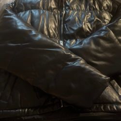 Black Hollister Puffer Jacket 