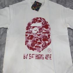 White Camo Bathing ape T-shirt 
