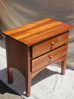 Two drawer end table