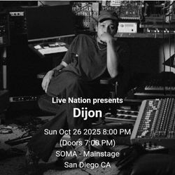 Dijon at SOMA - October 26, 2025