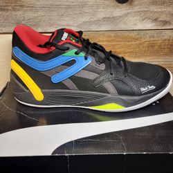 *NEW* Puma TRC Blaze Court Black Fives Basketball Shoes Size Men’s 12