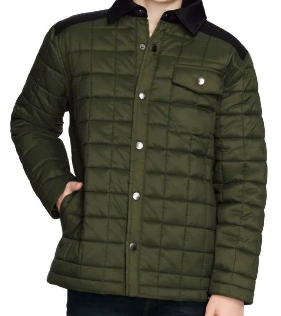 Quiksilver Youth Insulated Shirt Jacket Boys 10/12