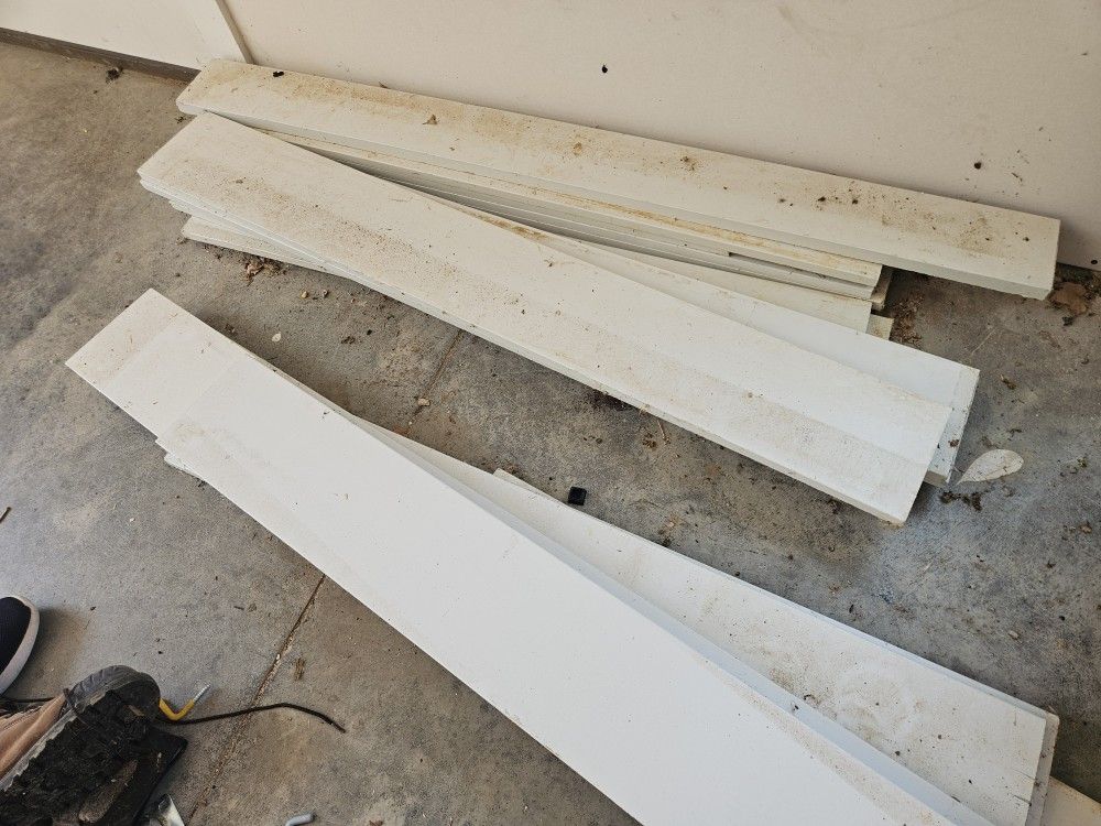 Large Selection Of Hardie Trim Fiber Board Smooth Finished Primed Trim Construction Remnants