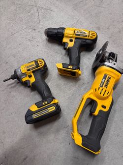 Cordless Dewalt tools