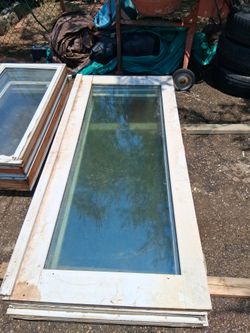 Double Pane, Glass Doors, Glass Is Great Shape