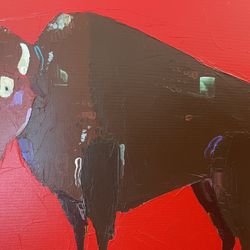 Buffalo Painting Trevor Mikula 