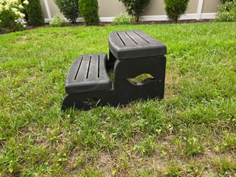 Steps for Hot Tub, Small Pool, Dog