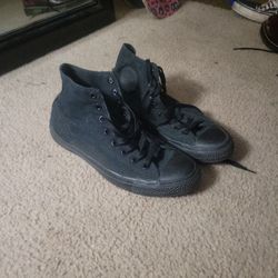 All Black Converse