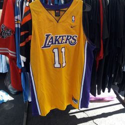 Vintage Nike Los Angeles Lakers Karl Malone Jersey Size Extra Large