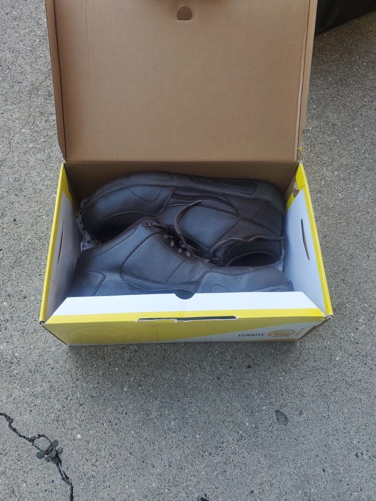 Dark Brown Sunrise Orthopedic Shoes Size 13