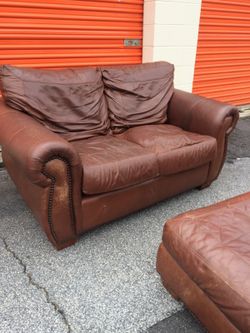 Genuine Leather Couch Set