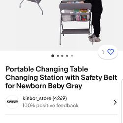 Compact Baby Changing Table