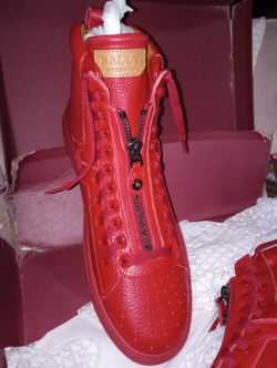 Bally's Switzerland Hekem Corvette, Deer,Grained, High Top Sneakers New 11.5 US Men's 44.5 FR