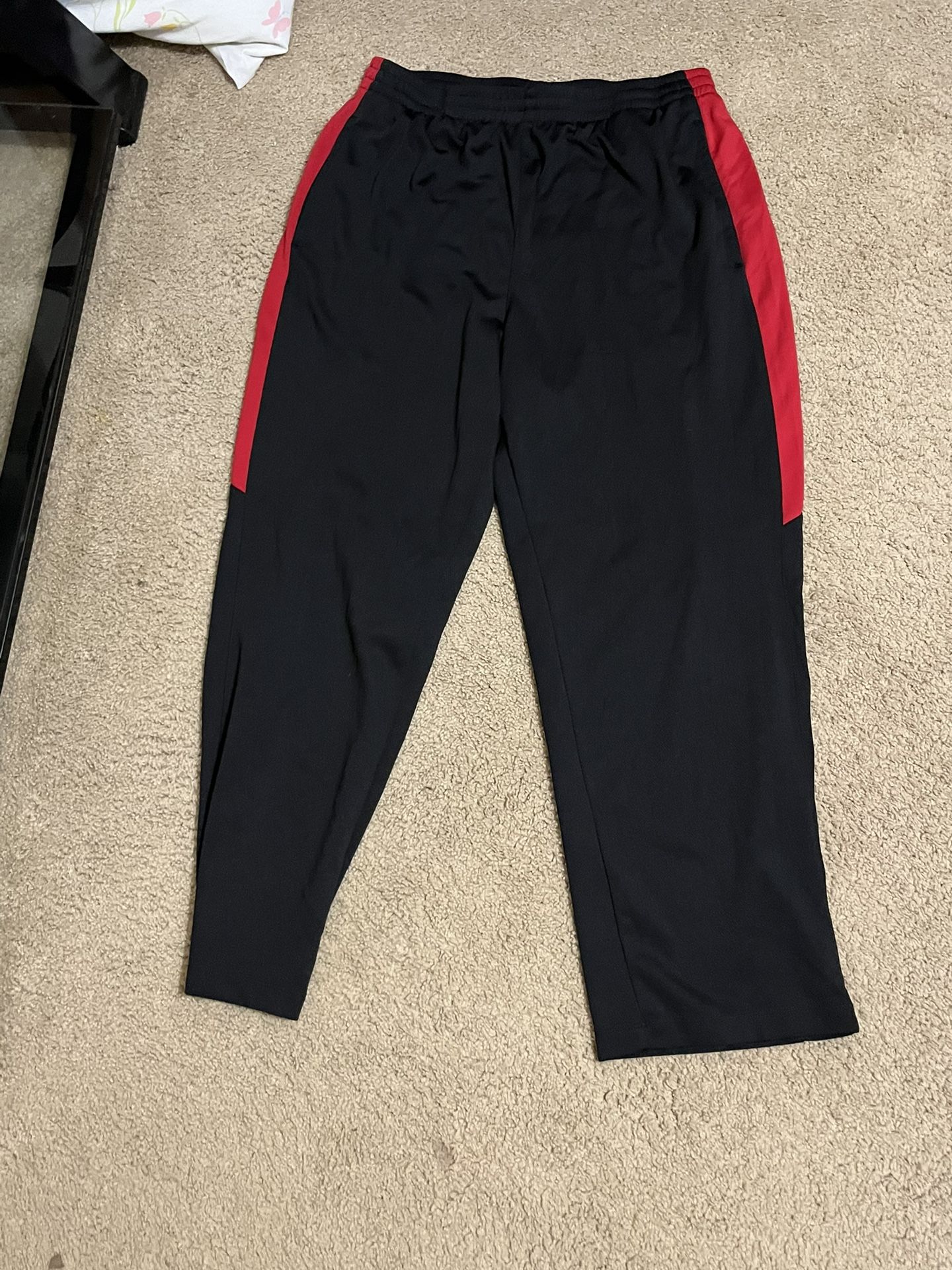 Red And Black Baggy Sweats