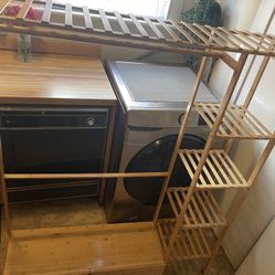 Brand New Wooden Storage Rack With Shelves