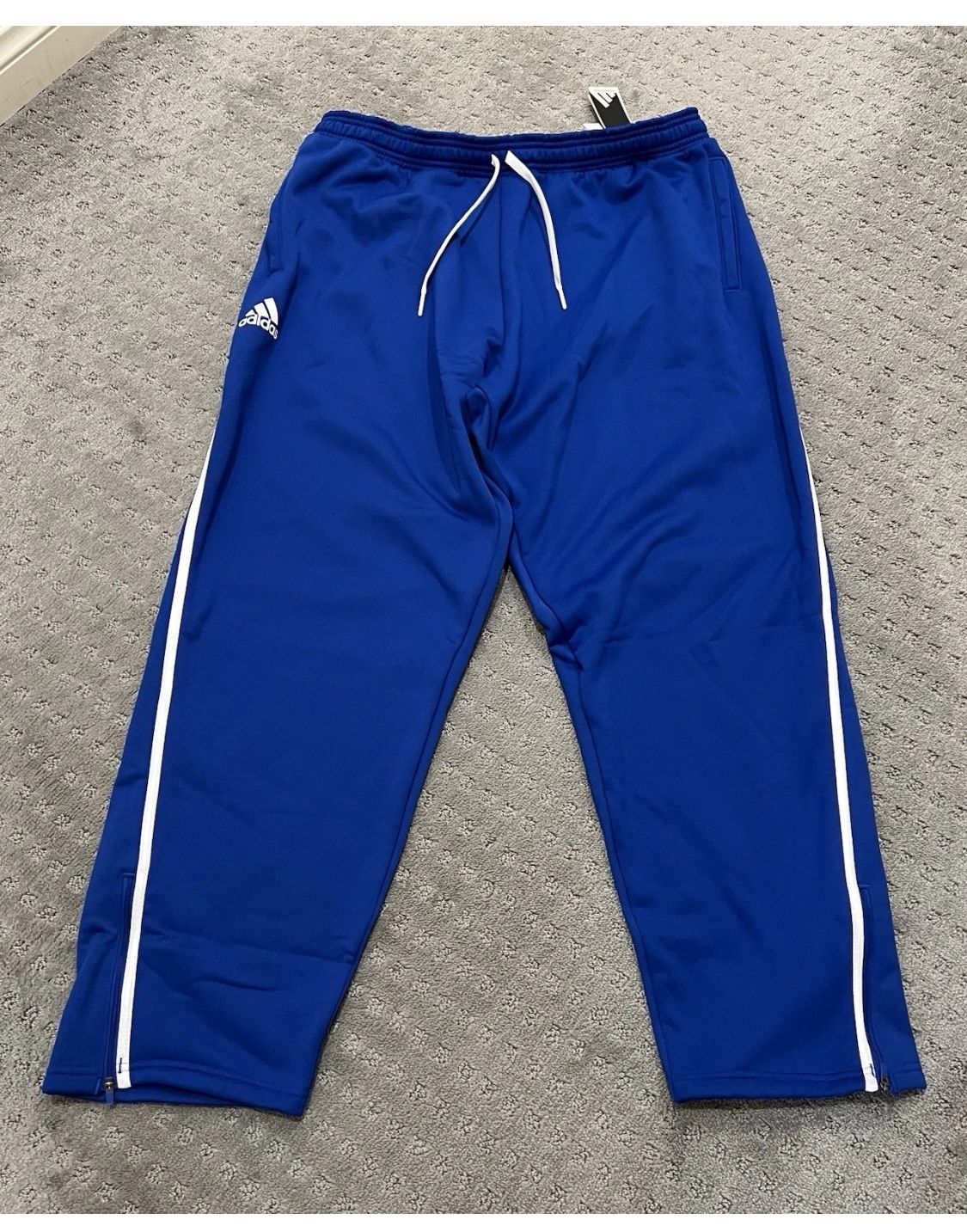 NEW Adidas Men’s Size Royal Blue Jogger Sweat Pants M SLA K IW2360 Player ID