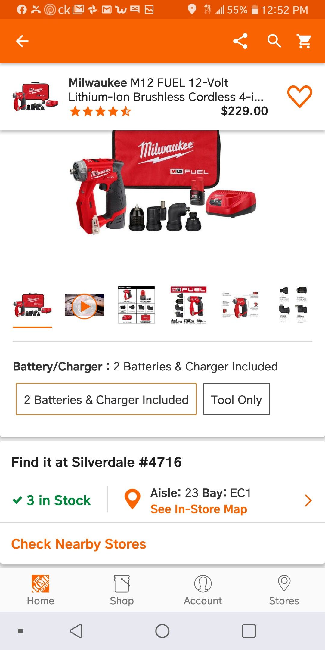 Milwaukee M12 Installation Drill/ Driver Kit for Sale in SeaTac, WA