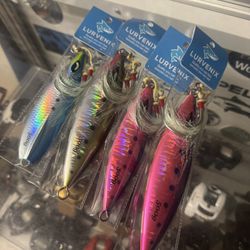300/500 Salt Water Jig Style Fishing Lures. New And Priced Well Starting At 10$ And Up 