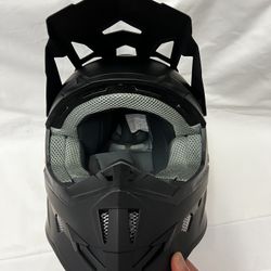 Dirt Bike Helmet Black New 