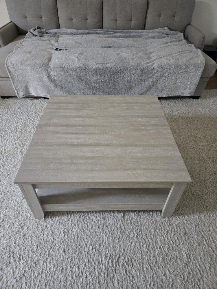 Weddel Basilico Coffee Table with Storage - Gray