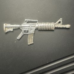 1 Oz Silver .999 M16 Pew Pew 🔥 (Handpour)