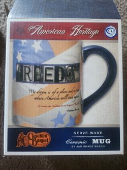 Cracker Barrel American Heritage Ceramic Mug, 4th of July