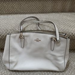 Coach Tote Bag, White 