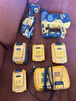Dewalt batteries and tools