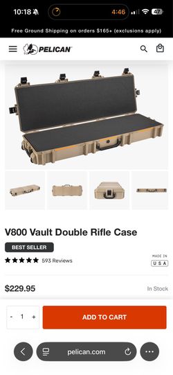 Pelican Double Rifle Case
