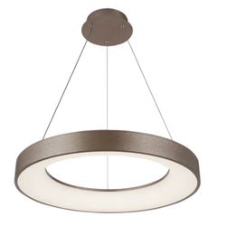 Justice design Group Acryluxe 24” Wide LED ring chandelier 