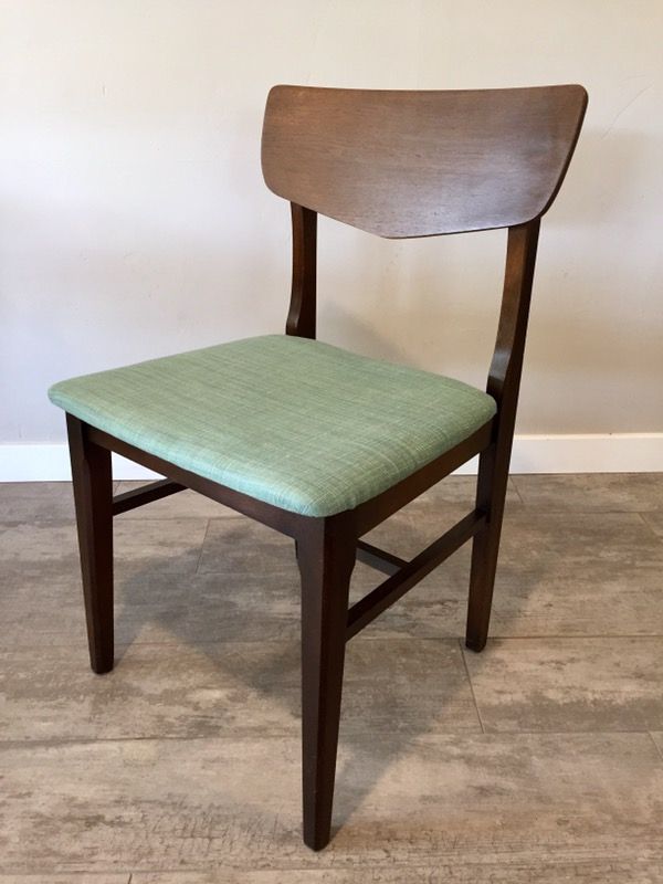 Blowing Rock Furniture Mid Century Modern Curved Back Chair