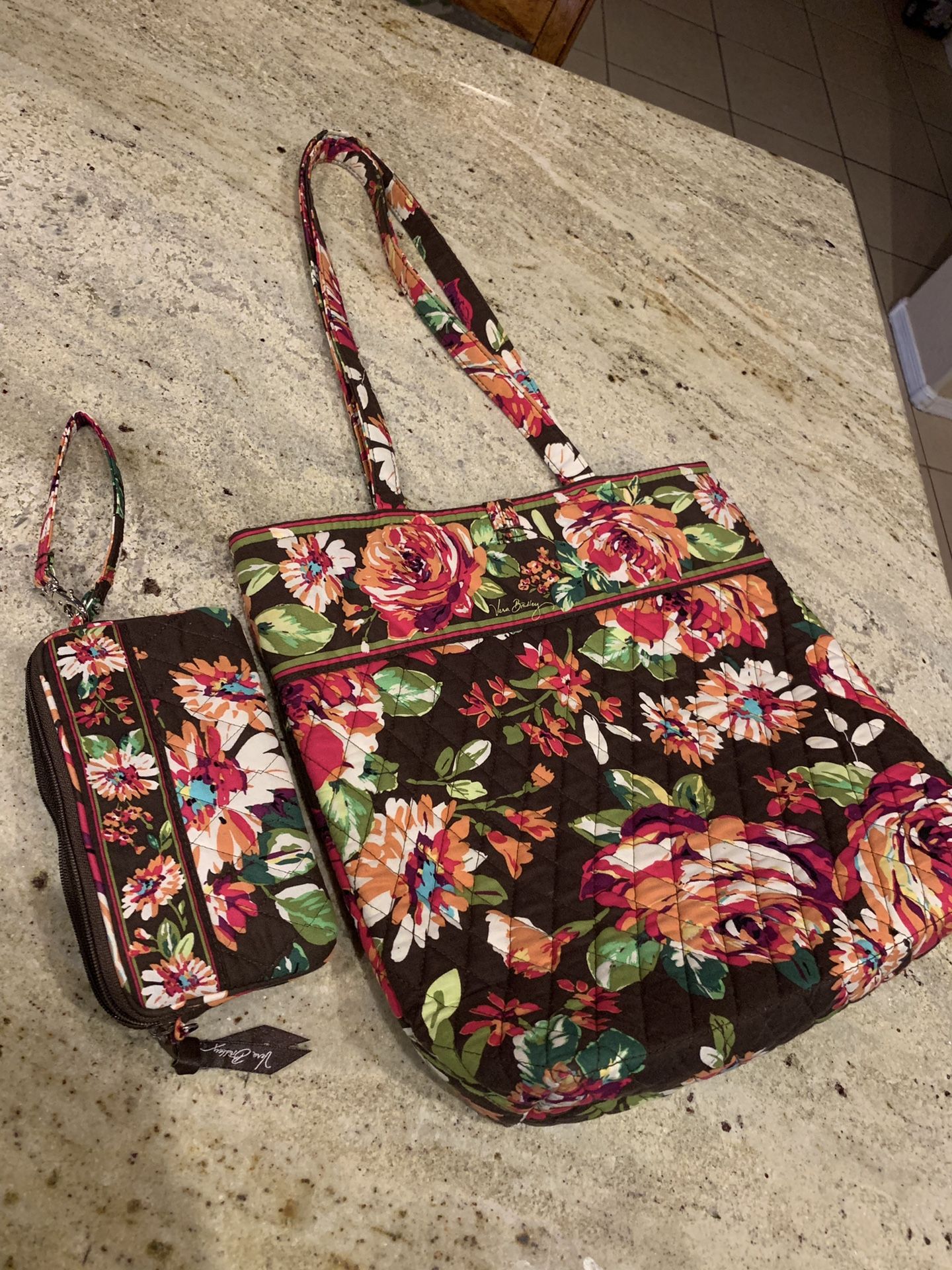 Vera Bradley Purse & Wristlet